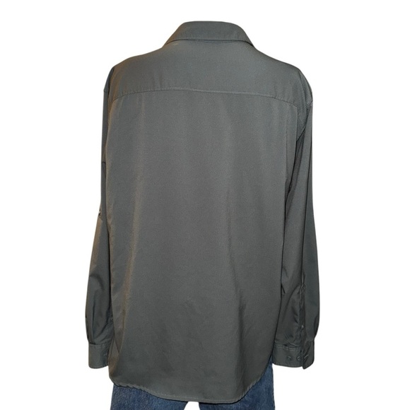 Columbia OMN SHADE SUN PROTECTION LG Classic Long Sleeve Button-Down Dress Shirt - Picture 2 of 5